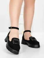 Pantofi Casual Dama 5H58 BLACK | MEI