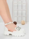 Pantofi Casual Dama 5H58 WHITE | MEI