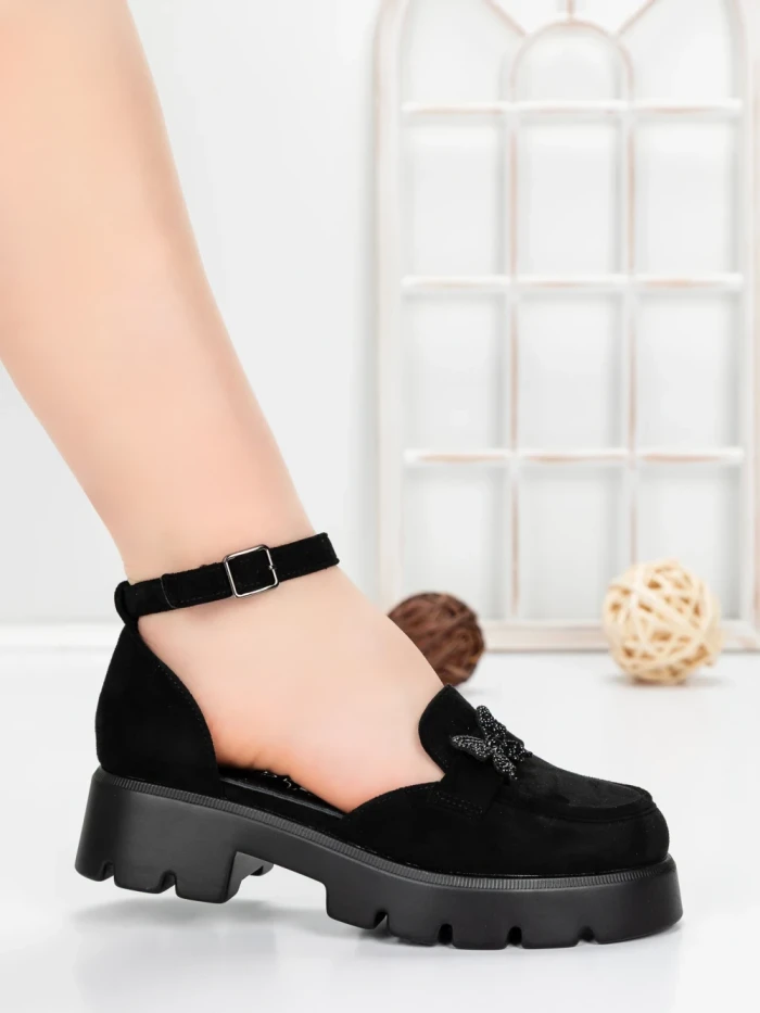 Pantofi Casual Dama 5H60 BLACK | MEI