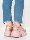 Pantofi Sport Dama cu Platforma 5WL112 PINK | MEI