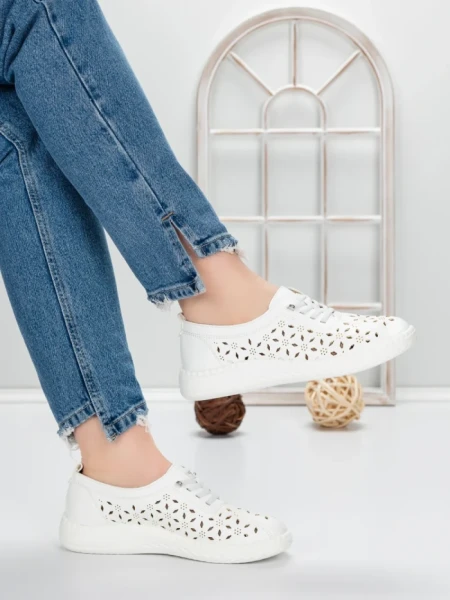 Balerini Dama 5XJ33 WHITE | MEI
