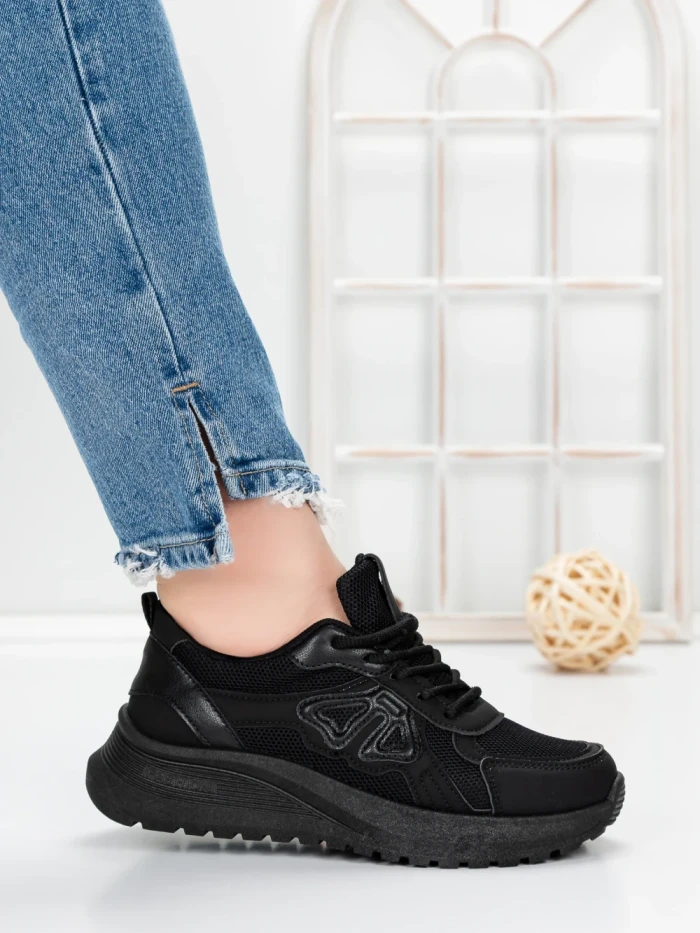Sneakers Dama 5WL122 BLACK | MEI