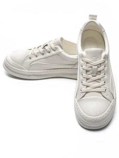 Pantofi Sport Barbati din piele naturala 5310 WHITE | ADVANCER
