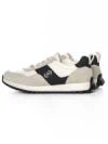 Pantofi Sport Barbati din piele naturala 5309 WHITE-BLACK | ADVANCER