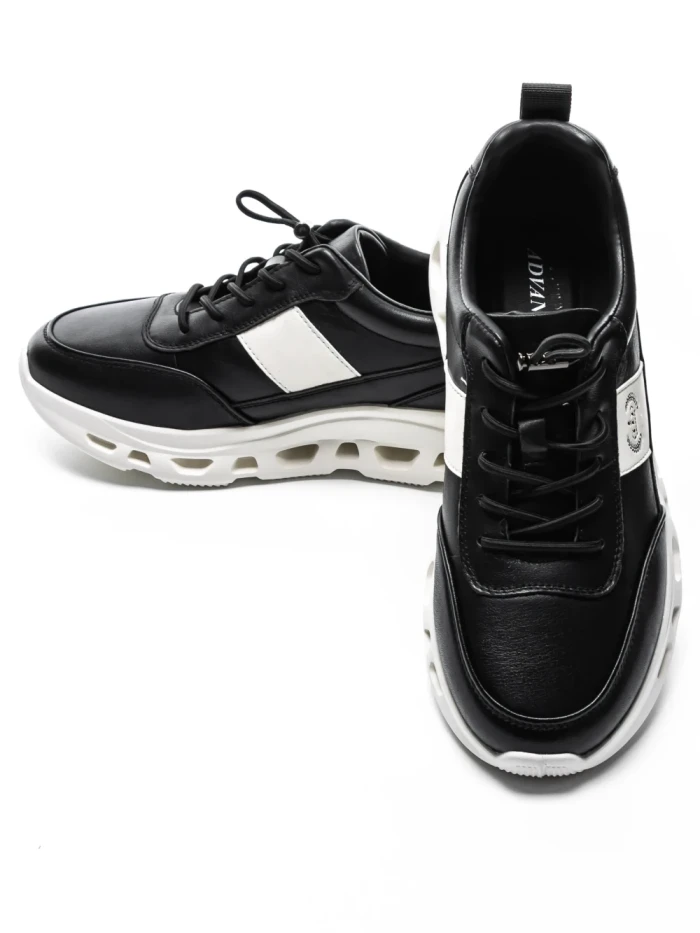 Pantofi Sport Barbati din piele naturala 5308 BLACK | ADVANCER