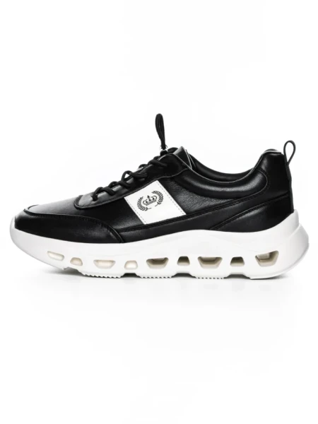 Pantofi Sport Barbati din piele naturala 5308 BLACK | ADVANCER