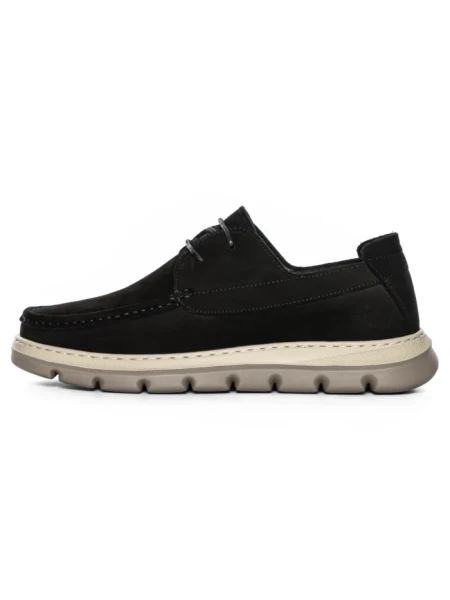 Pantofi Casual Barbati din piele naturala 8099 BLACK | ADVANCER
