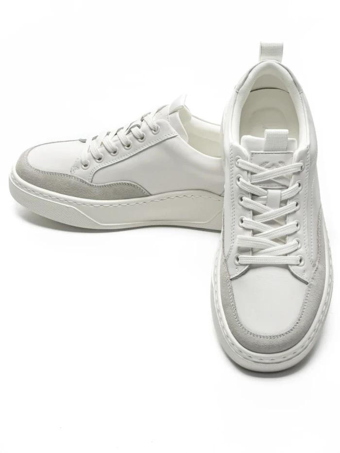 Pantofi Sport Barbati din piele naturala 5320 WHITE | ADVANCER