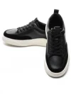 Pantofi Sport Barbati din piele naturala 5320 BLACK | ADVANCER