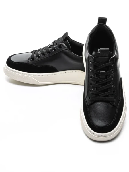 Pantofi Sport Barbati din piele naturala 5320 BLACK | ADVANCER