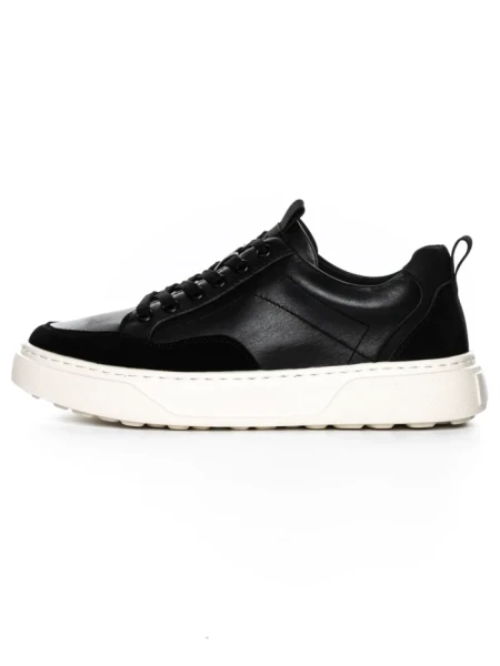Pantofi Sport Barbati din piele naturala 5320 BLACK | ADVANCER