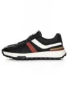 Pantofi Sport Barbati din piele naturala 5317 BLACK-RED | ADVANCER