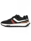 Pantofi Sport Barbati din piele naturala 5317 BLACK-RED | ADVANCER