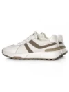 Pantofi Sport Barbati din piele naturala 5317 WHITE-APRICOT | ADVANCER