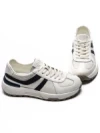 Pantofi Sport Barbati din piele naturala 5317 WHITE-BLUE | ADVANCER
