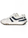 Pantofi Sport Barbati din piele naturala 5317 WHITE-BLUE | ADVANCER
