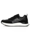 Pantofi Sport Barbati din piele naturala 12-182 BLACK | ADVANCER