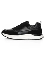 Pantofi Sport Barbati din piele naturala 12-182 BLACK | ADVANCER
