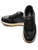 Pantofi Sport Barbati din piele naturala 12-179 BLACK | ADVANCER