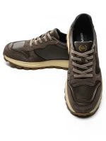 Pantofi Sport Barbati din piele naturala 12-179 COFFEE | ADVANCER