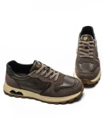 Pantofi Sport Barbati din piele naturala 12-179 COFFEE | ADVANCER