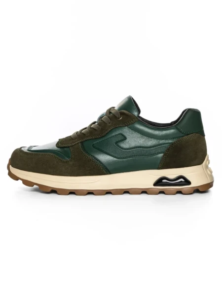 Pantofi Sport Barbati din piele naturala 12-179 GREEN | ADVANCER
