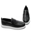 Pantofi Casual Barbati din piele naturala 12-187 BLACK | ADVANCER