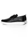 Pantofi Casual Barbati din piele naturala 12-187 BLACK | ADVANCER