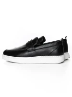 Pantofi Casual Barbati din piele naturala 12-187 BLACK | ADVANCER