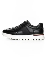 Pantofi Sport Barbati din piele naturala 12-186 BLACK | ADVANCER