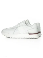 Pantofi Sport Barbati din piele naturala 12-186 WHITE | ADVANCER