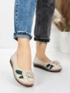 Balerini Dama din piele naturala 1817-6 CREAM | ADVANCER