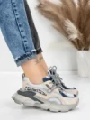 Pantofi Sport Dama din piele naturala Y5757-1 BLUE | ADVANCER