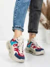 Pantofi Sport Dama din piele naturala 36899 BLUE | ADVANCER