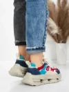 Pantofi Sport Dama din piele naturala 36899 BLUE | ADVANCER