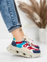 Pantofi Sport Dama din piele naturala 36899 BLUE | ADVANCER