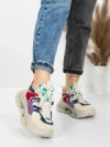 Pantofi Sport Dama din piele naturala 36899 GREEN | ADVANCER