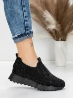 Sneakers Dama 5H67 BLACK | MEI