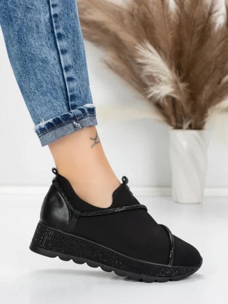 Sneakers Dama 5H62 BLACK | MEI