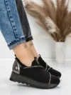 Sneakers Dama 5H62 BLACK | MEI