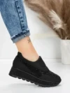 Sneakers Dama 5H63 BLACK | MEI