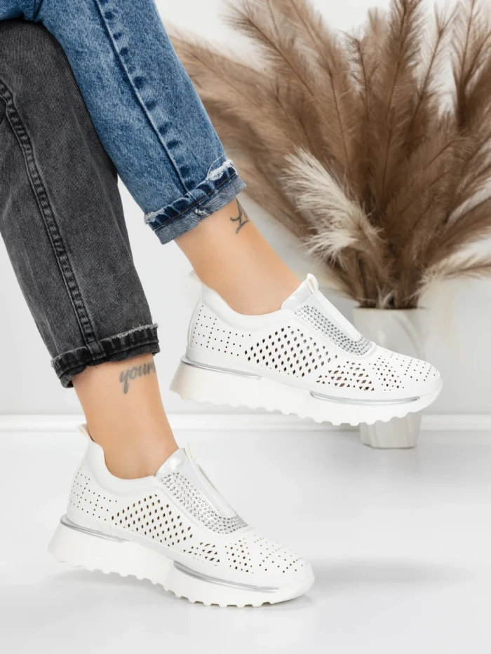 Sneakers Dama 5H68 WHITE | MEI