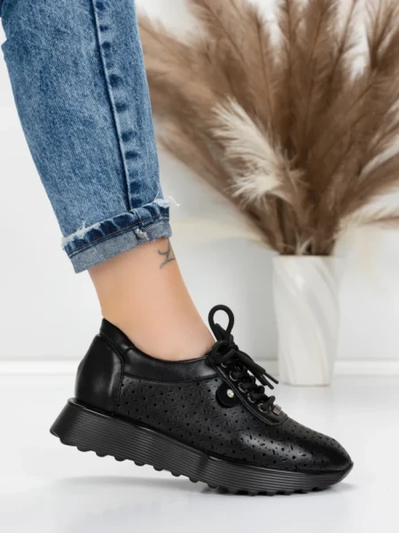Sneakers Dama 5H69 BLACK | MEI