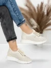 Sneakers Dama 5H69 BEIGE | MEI