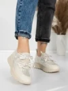 Sneakers Dama 5H70 BEIGE | MEI
