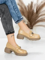 Pantofi Casual Dama din piele naturala 558058-7 APRICOT | ADVANCER
