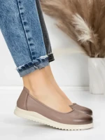 Balerini Dama din piele naturala 6651 DARK APRICOT | ADVANCER