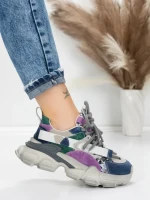 Pantofi Sport Dama din piele naturala Y5759-1 BLUE | ADVANCER