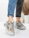 Pantofi Sport Dama din piele naturala HY2122 GREY | FRANCO GERARDO