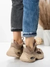 Pantofi Sport Dama din piele naturala HY2122 APRICOT | FRANCO GERARDO